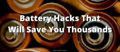 Learn the best battery hacks that will not only save you money, but turn you into the hero. I hate it when I'm one AA battery short for a toy or discover I'm missing a stupid AAA to make some stuffed animal talk. Skip a visit to the store, learn how to revive batteries, Frankenstein them together, and more.