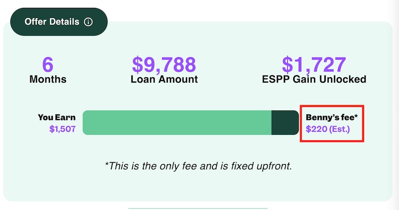 Benny ESPP loan