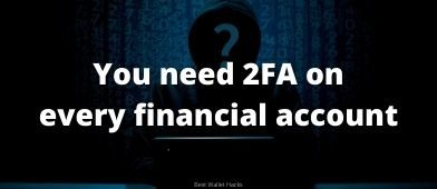 Two factor authorization is one of the most important security steps to take with every financial account. Learn what it is, how to turn it on, and whether your bank or broker supports it!