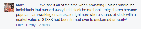 Matt located $138k!